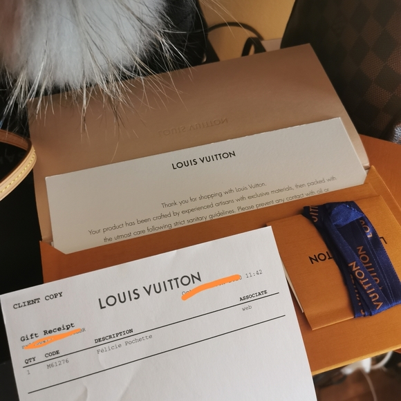 Pochette Felicie from Louis Vuitton. Authentic New - Picture 5 of 6